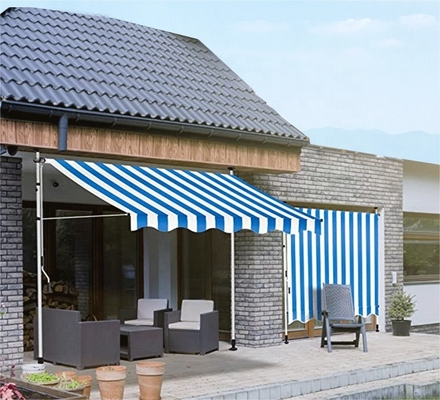 1.5 * 1.2m 접이성 알루미늄 합금 야외 Patio 정원 대피아 태양 그림자 발코니 천장