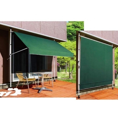 2.5 * 1.2m 야외 patio 정원 대피용 기둥형 천장 태양 그림자 알루미늄 합금