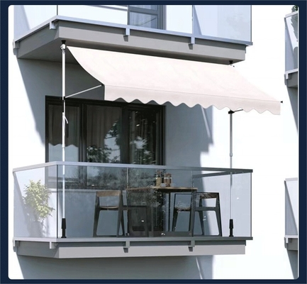 야외 patio 정원 칸막이 햇빛 그림자 발코니 철리막 3.5*1.2m 알루미늄 합금