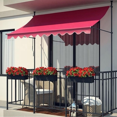 야외 patio 정원 칸막이 햇빛 그림자 발코니 철리막 3.5*1.2m 알루미늄 합금