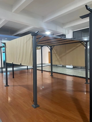 야외 정원 patio 파티 가세보 텐트 3*3.5*2.4m 내구성 폴리에스터 젤 재료