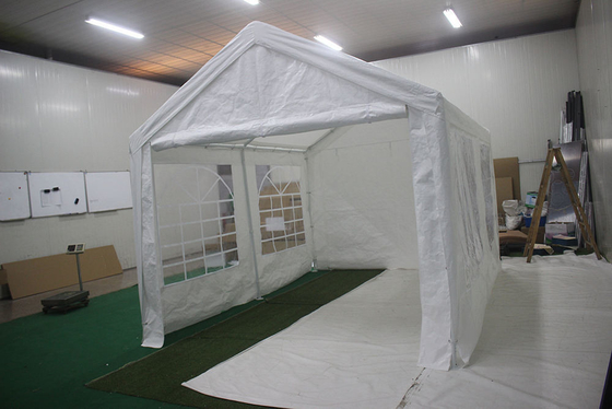 방수 및 자외선 저항성 상단 커버 PE Carport 3X4M 백색 파티