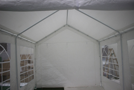 방수 및 자외선 저항성 상단 커버 PE Carport 3X4M 백색 파티