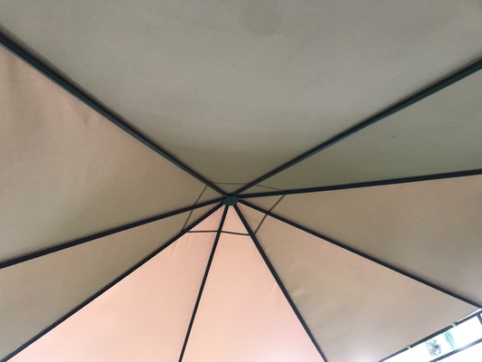 야외 파티를위한 정원 야외 대리석 2.95*2.95*2.7M 디자인 둥근 Patio Gazebo