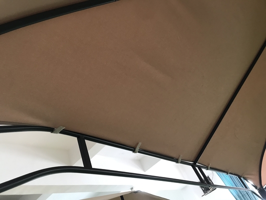 야외 파티를위한 정원 야외 대리석 2.95*2.95*2.7M 디자인 둥근 Patio Gazebo