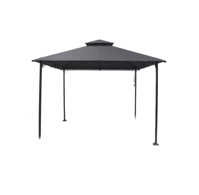 쉬운 조립 원형 야외 Patio Canopy 파티 가세보 철 프레임 3x3x2.75M