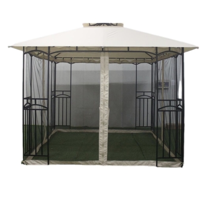 3x3x2.7M 스틸 야외 복면 가세보 patio Canopy 파티 야외 성소