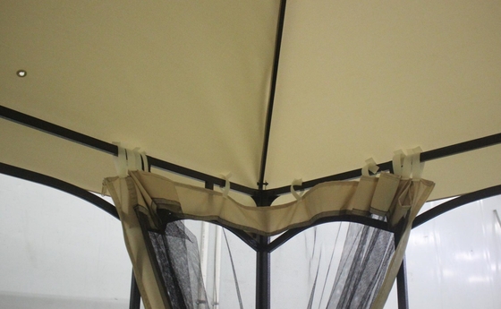 3x3x2.7M 스틸 야외 복면 가세보 patio Canopy 파티 야외 성소