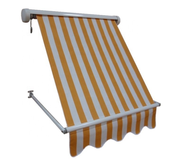 2*1.5m Swing Arm 타입 태양 보호막 폴리에스테르 젤 재료