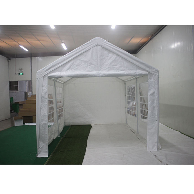 방수 및 자외선 저항성 상단 커버 PE Carport 3X4M 백색 파티