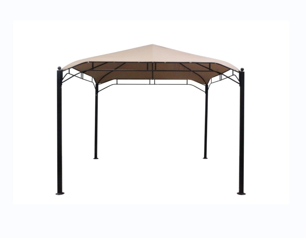 야외 파티를위한 정원 야외 대리석 2.95*2.95*2.7M 디자인 둥근 Patio Gazebo